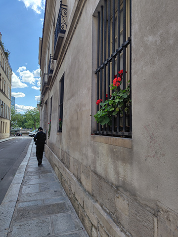 サンルイ島の小道
